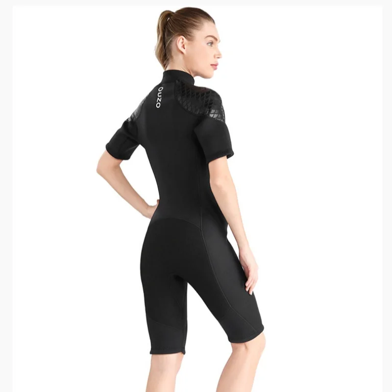 3mm Wetsuit Neoprene Surf Suit Short Sleeve Women Men Swimwear Kitesurf Scuba Diving Suit Spearfishing Swimsuits Rash Guards