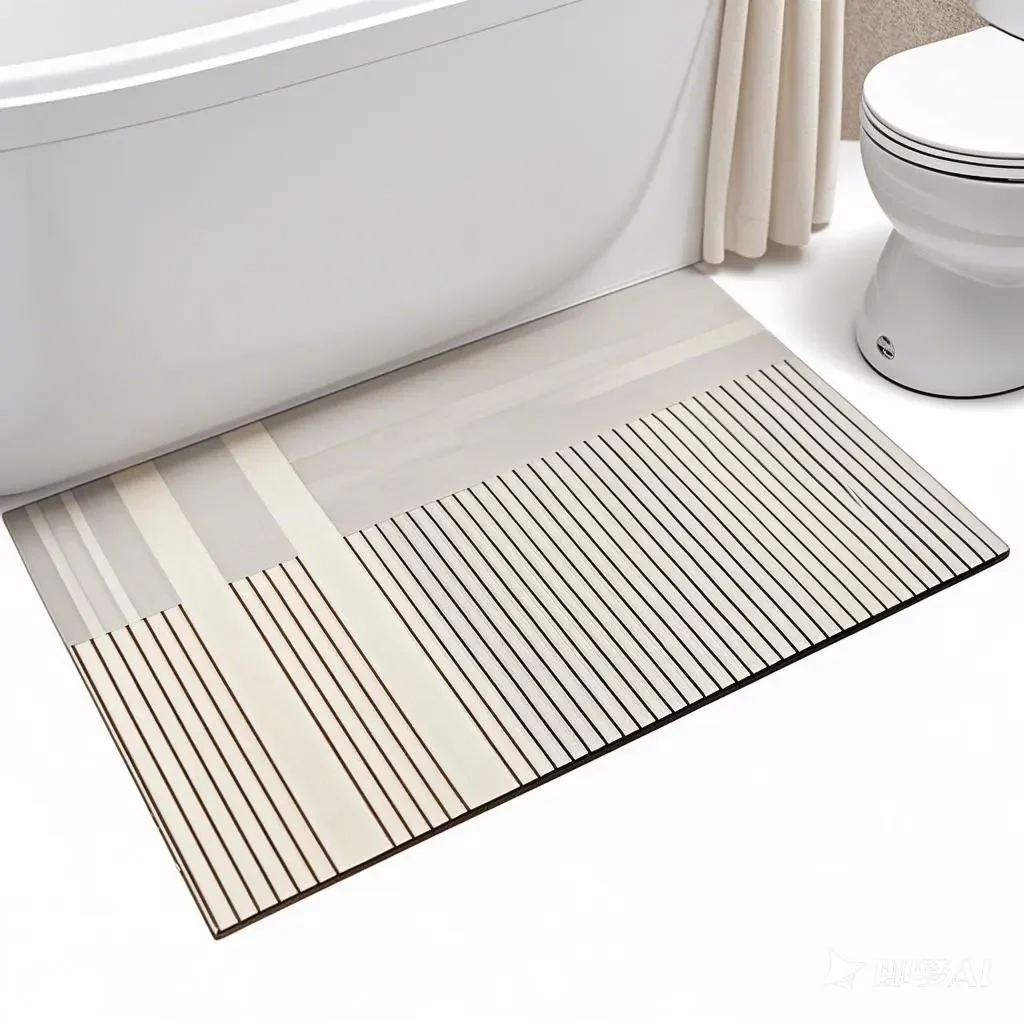 Bathroom Floor Mat Toilet Diatomaceous Earth Absorbent Mat Bathroom Entrance Carpet Non Slip Foot Mat 40x60cm 60x90cm