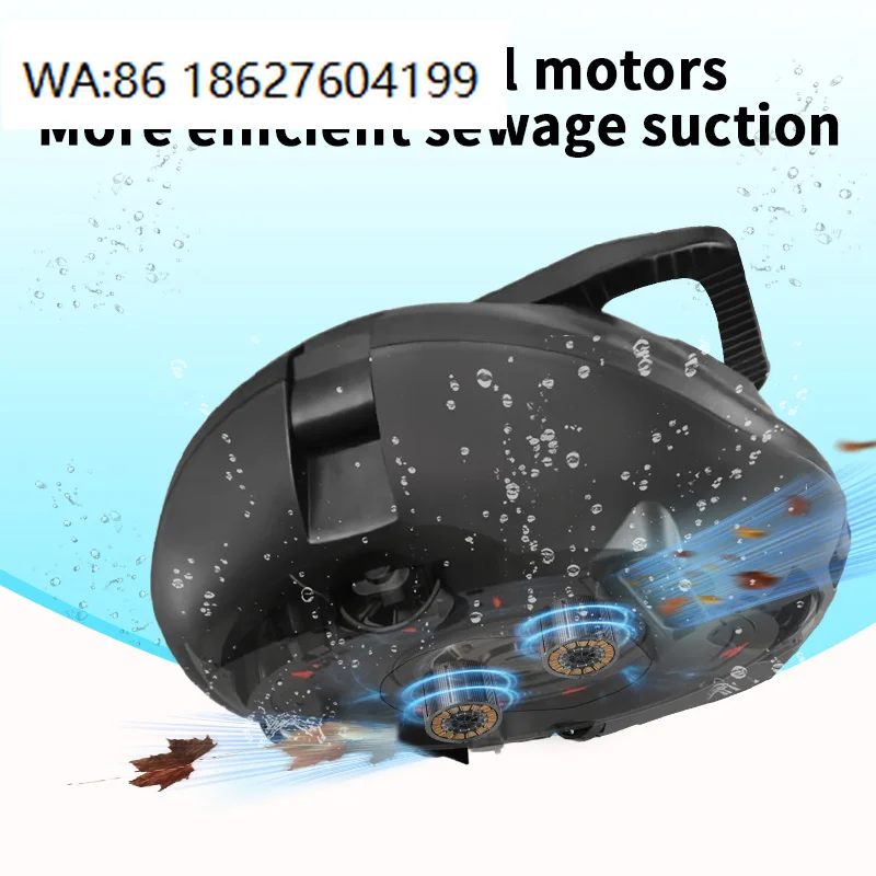 Cordless Pool Cleaner Automatic Mowing Yard Lawn Mower Skimmer Robot Robotic