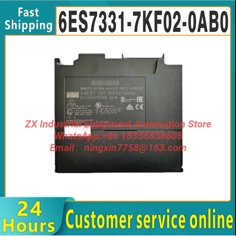 Original 6ES7331-7KF02-0AB0 S7-300 Analog Input SM331 Potential Isolation 8 Analog Input