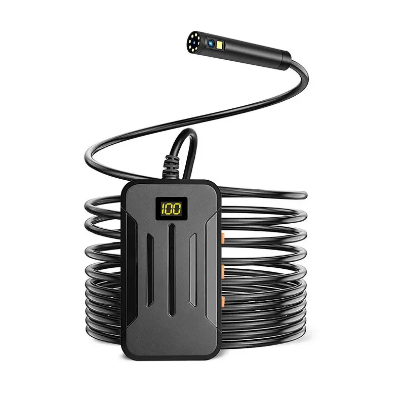 Wireless wifi sewer endoscope 8mm dual lens high definition industrial camera, detector, pipe peep mirror