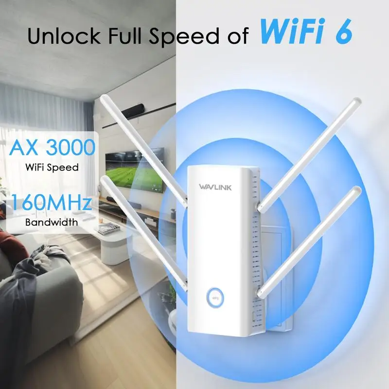 AC3000 Outdoor Repeater Outdoor Wifi Repeater Wireless AP 2.4G 5G Dual Band Routing