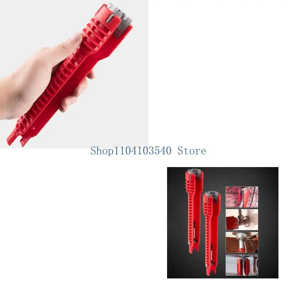 

02DC Water Pipe Spanner Repair and Installation Tools for Toilet Bowl Sink Bathroom