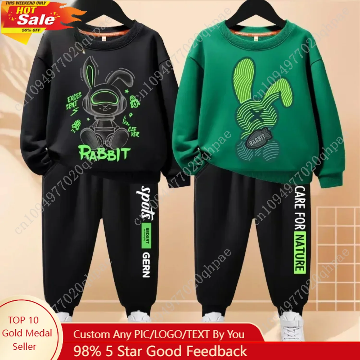 

Autumn Baby Boy Clothes Fashion Printed T-shirts and Pants 2 Pieces Set Children Girls Casual Top Bottom Outfits Tracksuits