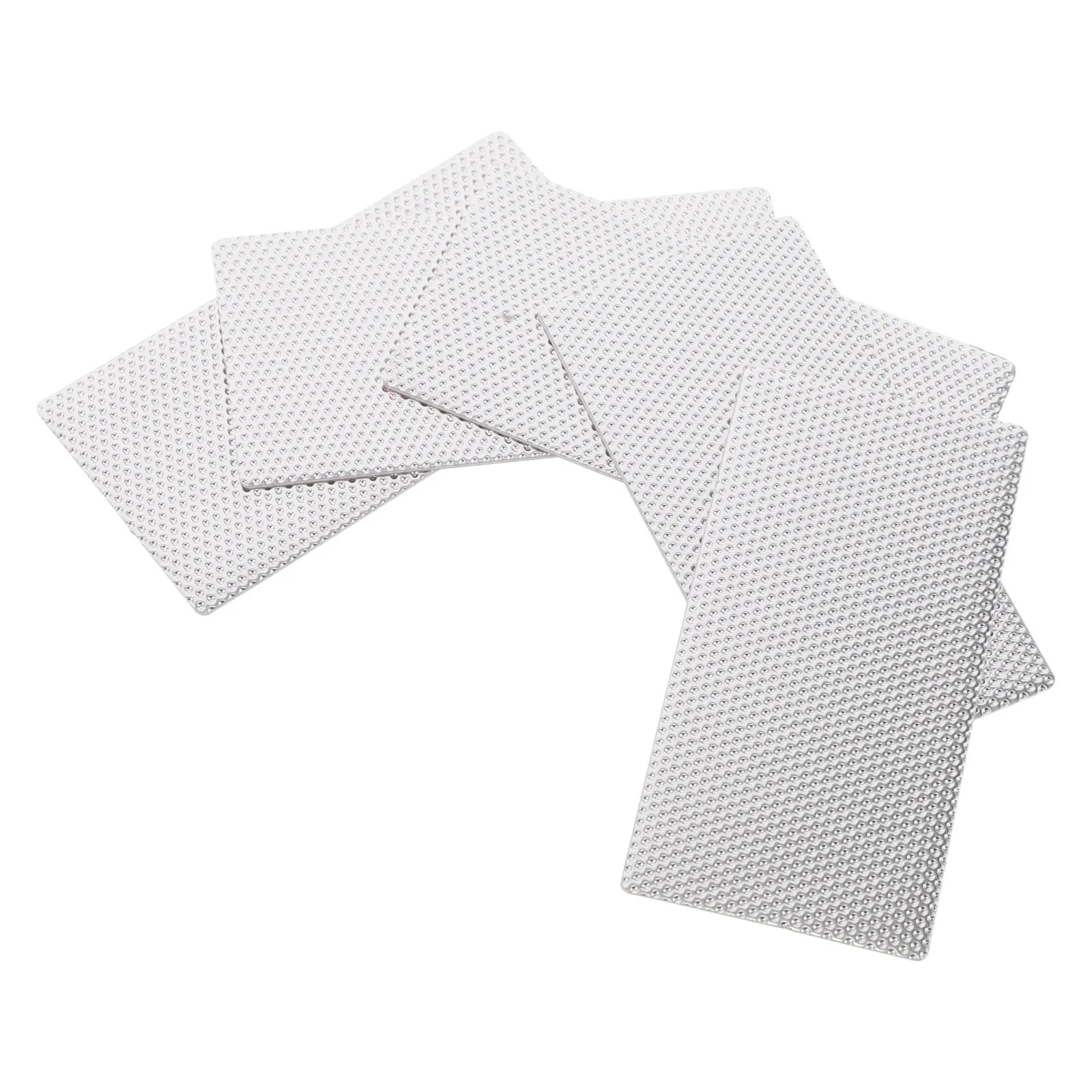 

6Pcs Pickup Cover Spacer for Guitar Humbucker Double Coil Plastic Silver Tone Improvement Repair Replacement Part Compatible