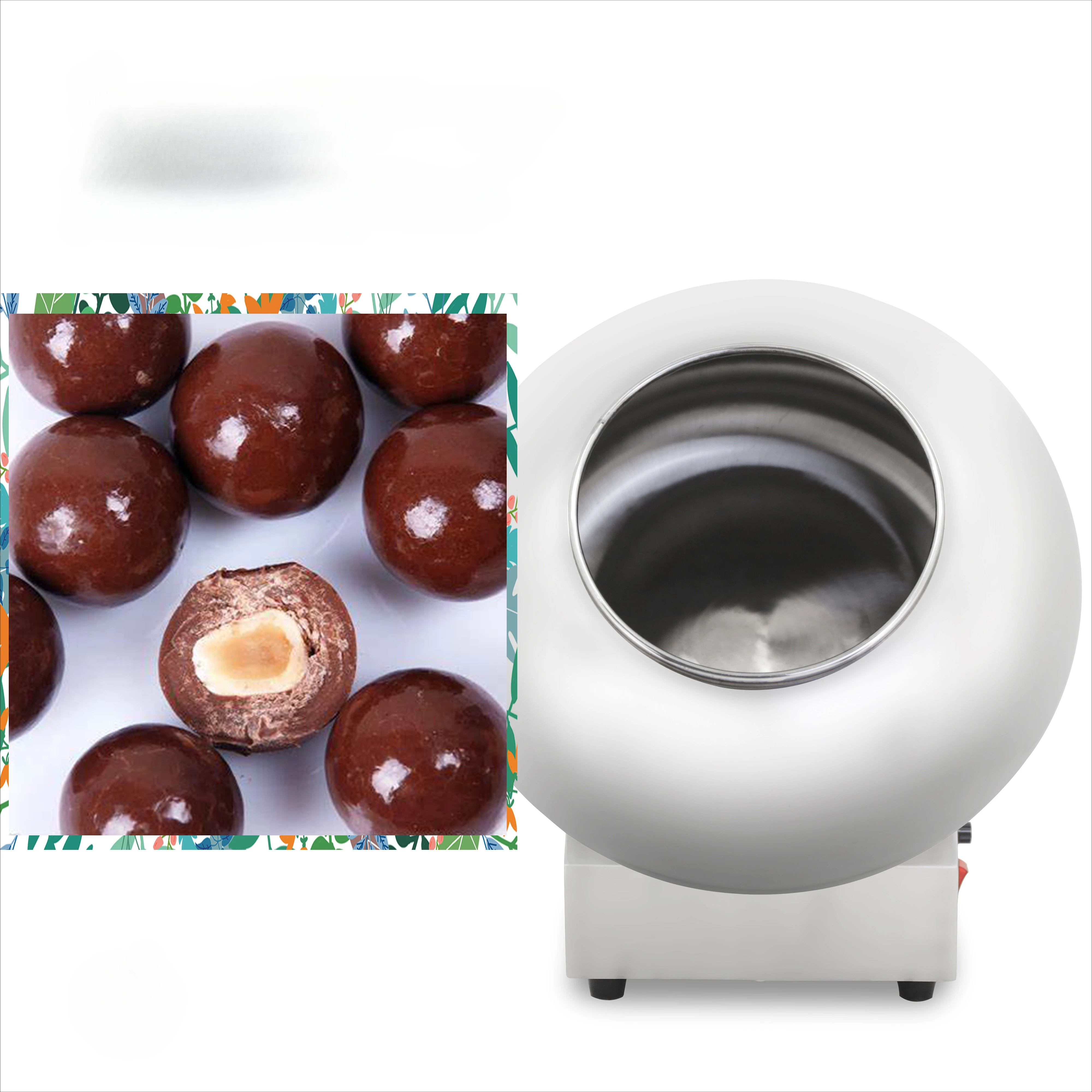Electric Chocolate Coating Machine Snack Machines Chocolate Machine
