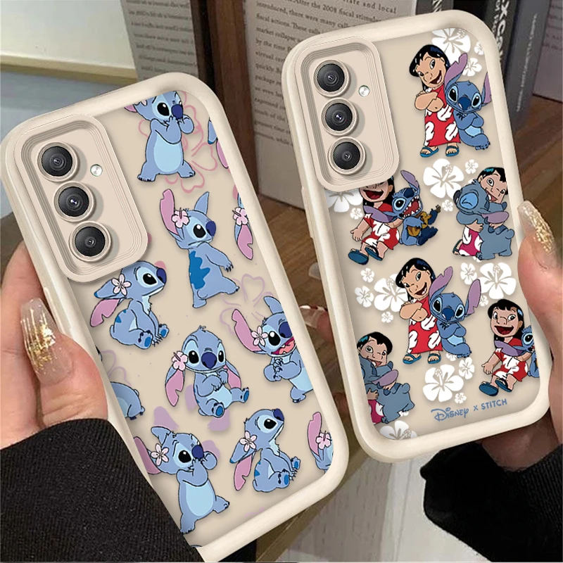 Disney Stitch Baby Phone Case for Samsung Galaxy A55 A15 A35 A25 A05 A05S 5G A24 A13 A23 A12 A22 A32 A52 A52S A71 A72 A51 4G