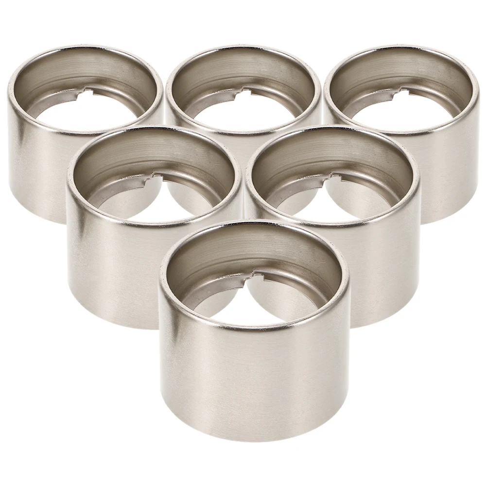 

6pcs Lamp Shade Collar Rings E26 E27 Metal Threaded Socket Retainer For Chandeliers Table Floor Lamps Light Fixture Replacement