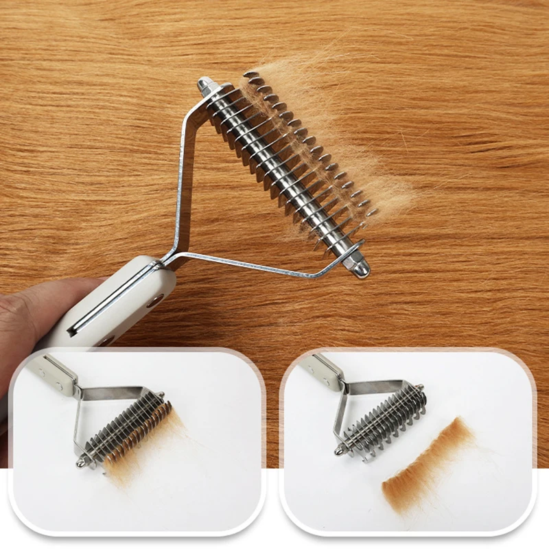 Langlebige doppelseitige Kämme – Pet Hair Remover Brush Bewertung und Preis