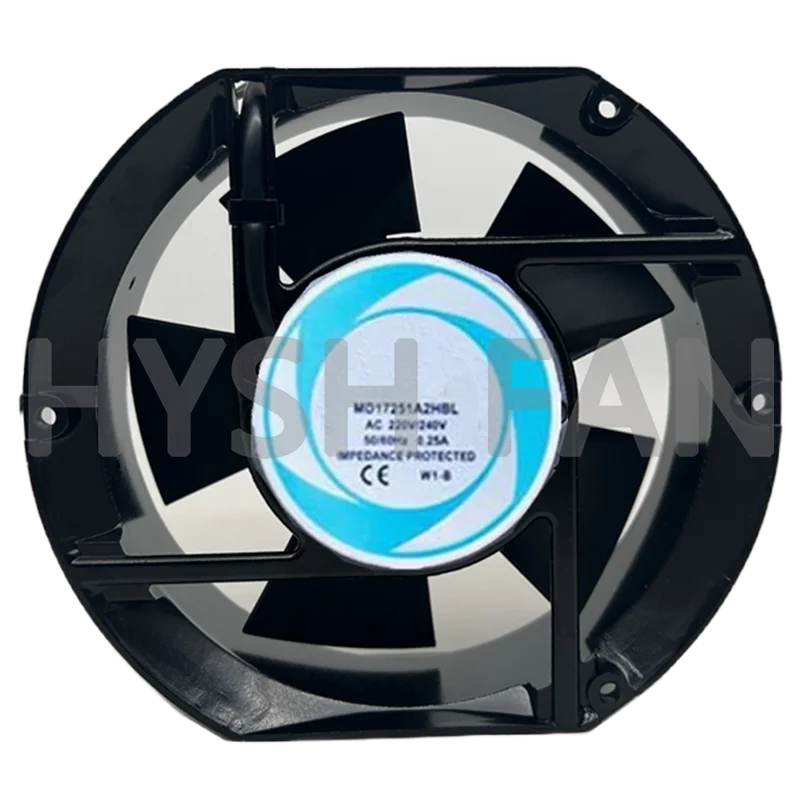 Ventilador da CA MD17251A2HBL, CA 220V, 240V, 172*150*51mm