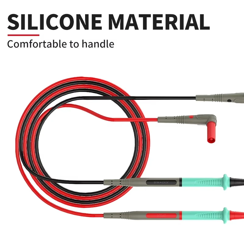 Imagem -04 - Jcid Zf005 0.05 mm Multímetro Teste Leva Universal Ultra-afiado Caneta de Silicone Macio com Sondas Multímetro Substituíveis Banhadas a Ouro