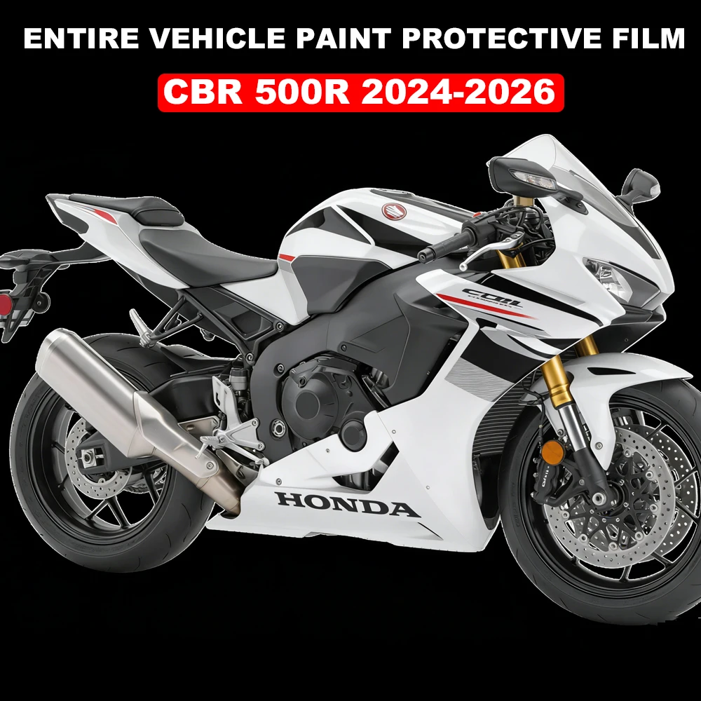 

CBR500R PPF Motorcycle TPU Protection Anti-Scratch Kit For HONDA CBR 500R 2024-2026 Entire Vehicle Paint Protection Film