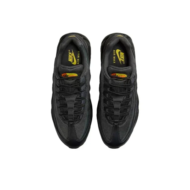 Nike Air Max 95 Donna e uomo Nero Rosso Moda Retro Assorbimento degli urti antiscivolo Scarpe da corsa comode FZ4626-001