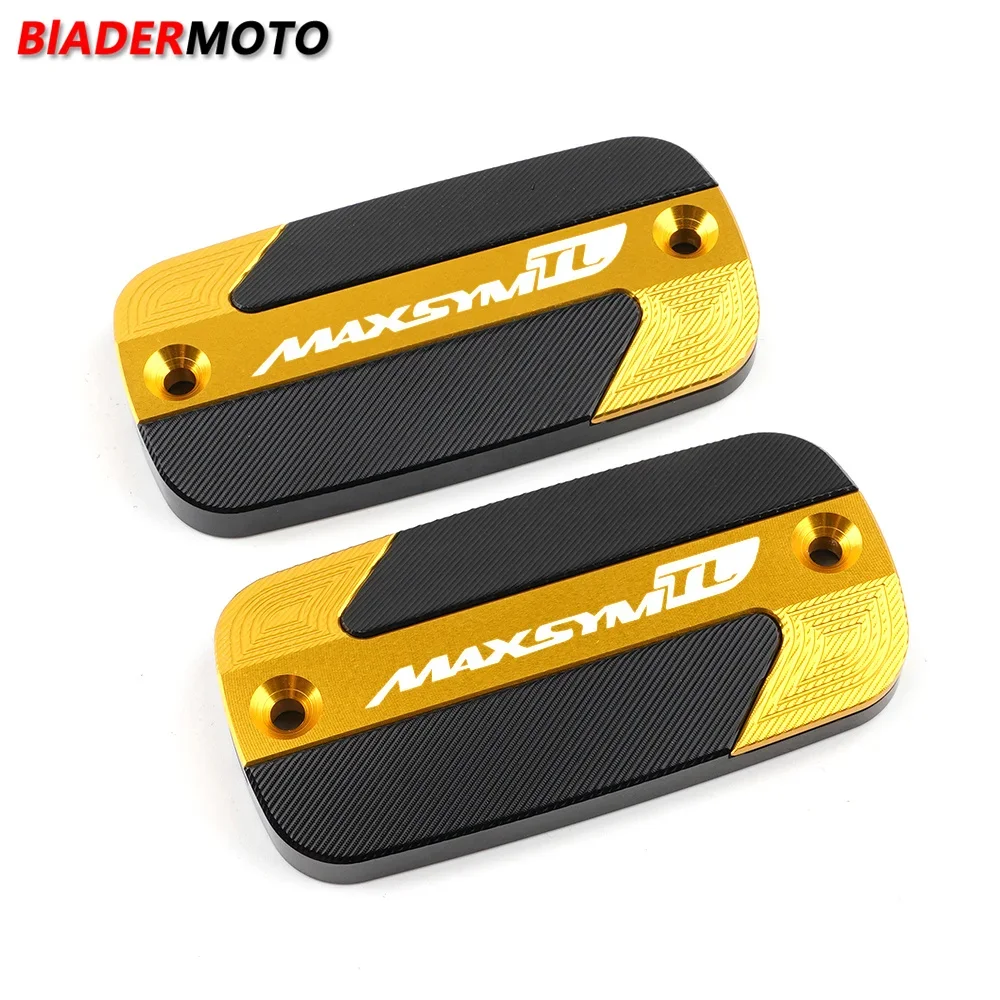 Motorcycle CNC Aluminum Front Brake Fluid Reservoir Cap Cylinder Cover For SYM MAXSYM TL 500 508 Maxsym TL500 TL508 2020-2022
