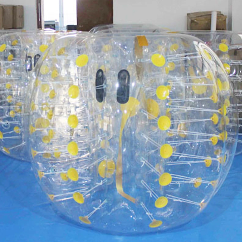 

Clear PVC Inflatable Bumper Ball - Adult Bubble Football Transparent Toy
