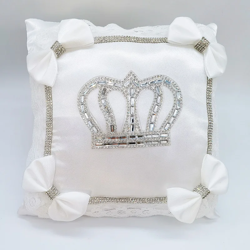 Free Custom Crown Pillow Jewelry Welcome Home Baby Photography Baby Girl Boy Toddler's Cotton Outfits Newborn Gift