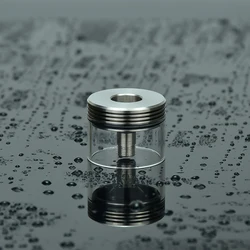 wolfcoolvape Replacement Top Filling Tank Tube 2ml Capacity 316ss glass tube for Kuma 22mm RTA