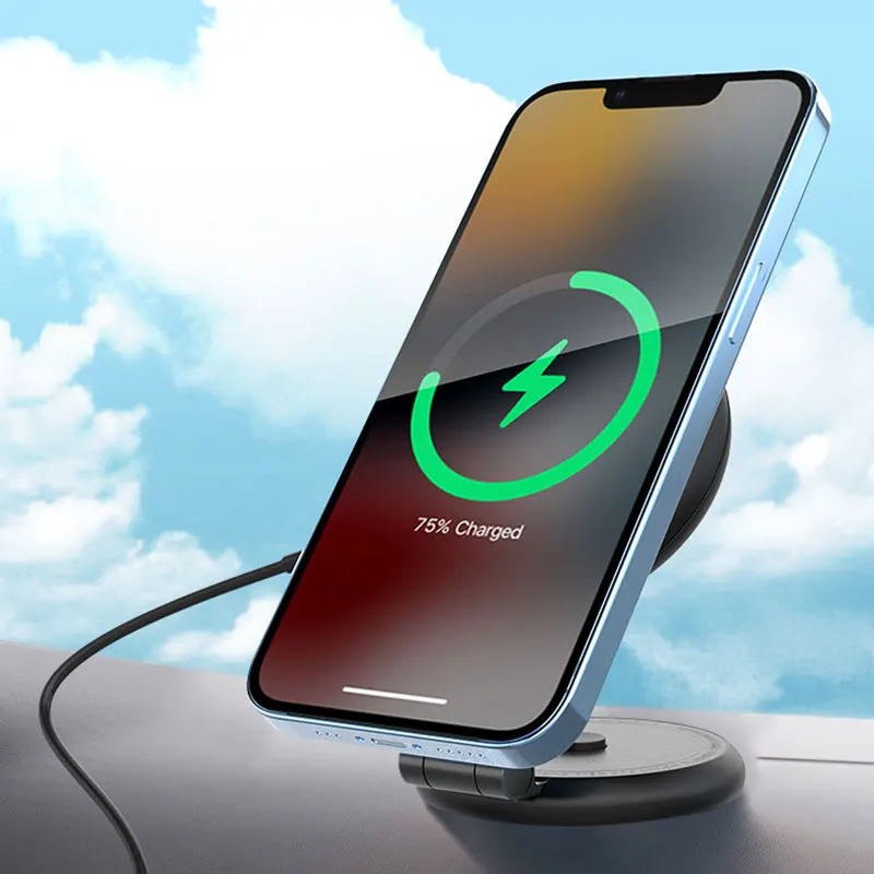 For Tesla Model 3 Y 2017-2022 Magnetic Wireless Chargers Car Air Vent Stand Phone Holder Fast Charging Station