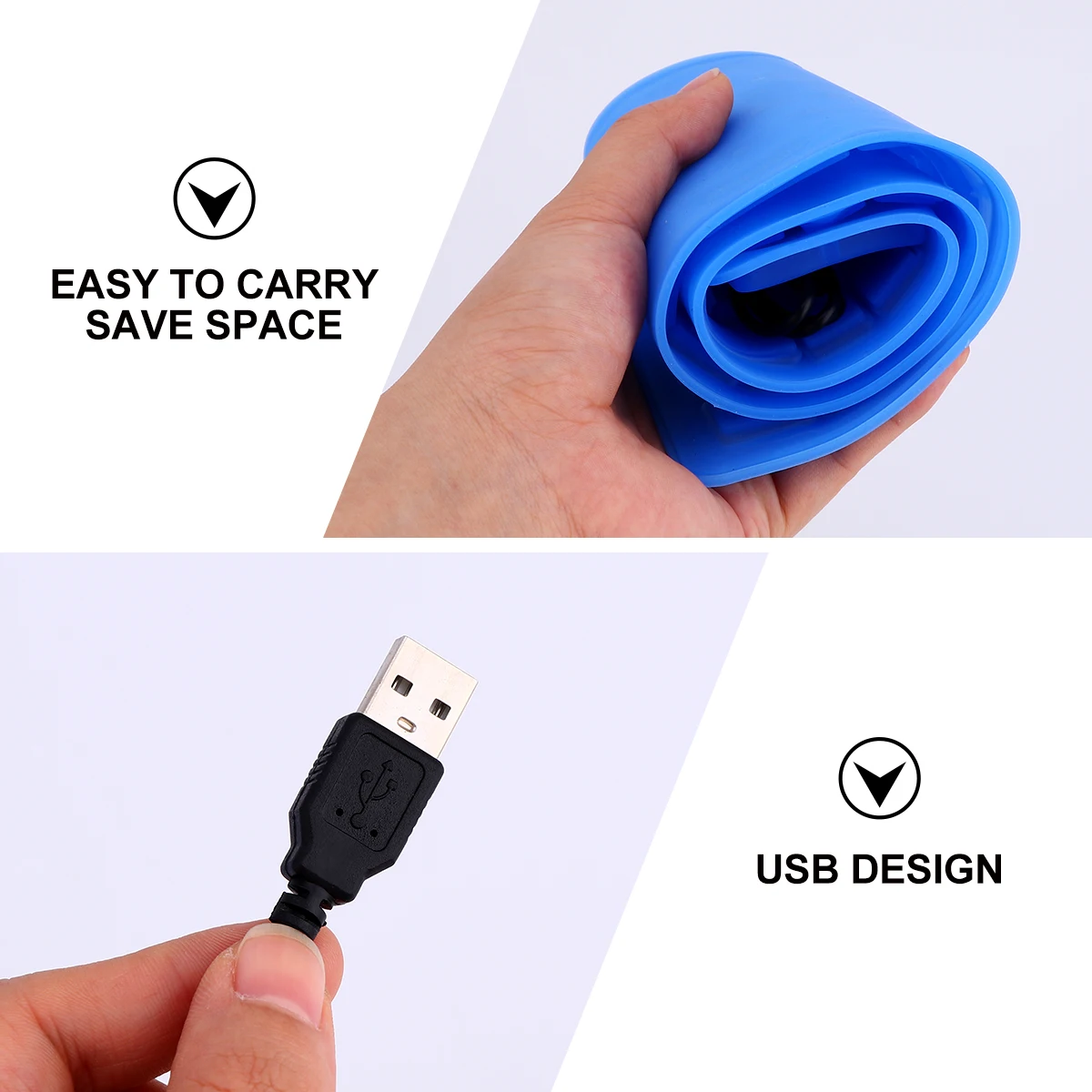 

Foldable Silicone Keyboard 109 Keys USB Waterproof Roll Up Portable Flexible External Roll Up Keyboard Computer