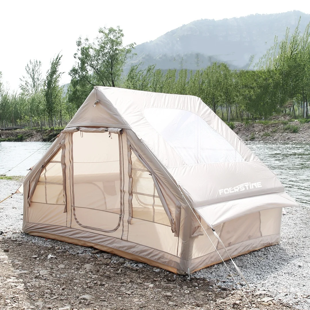 

HOT SALE 300D Oxford Waterproof UV Protection House Air Tent Outdoor Easy Setup 4-6 People Tent Luxury Camping Tent