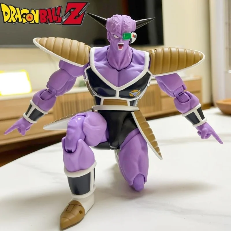 Bandai-Original Dragon Ball Z Ginyu Forças Especiais Anime PVC Action Figure, O Comandante Especial, Brinquedo do exército do cavalo mágico