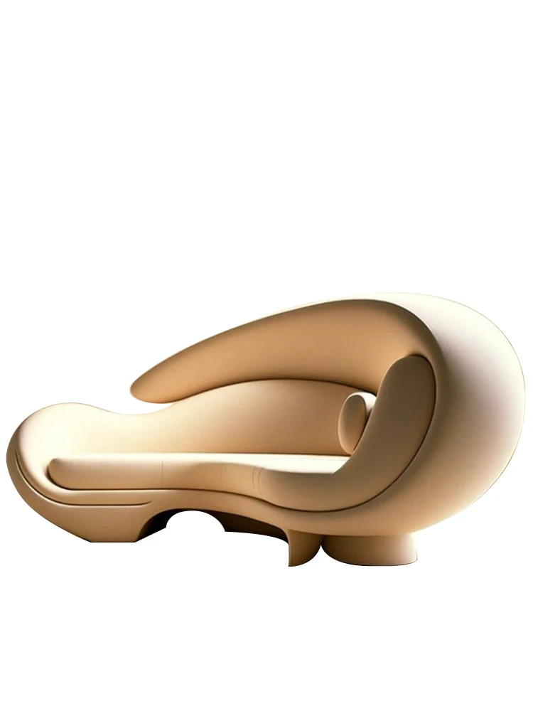 Kremowa seria 3-osobowa Sofa jedno-dwa-trzy kreatywna Sofa z zakrzywionym groszkiem