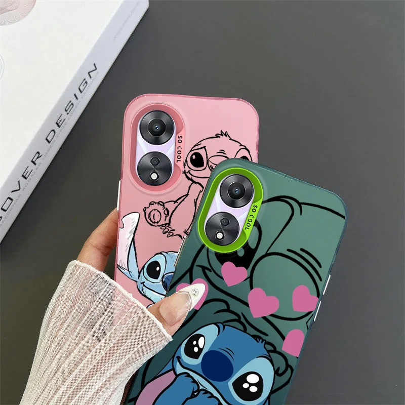 Disney Stitch is cute and handsome For OPPO Realme 5 8 10 11 i Pro C 2 15 20 21 31 33 35 53 55 9i Colorful Phone Case Soft Cover