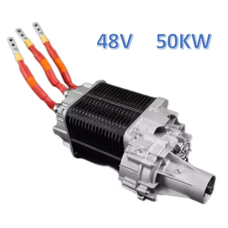 EV Electric AC Motor Kit 48V 45KW High Torque with Control Unit  EV Drive Unit for Car to Ev Boat Whole Set Conversion Kit