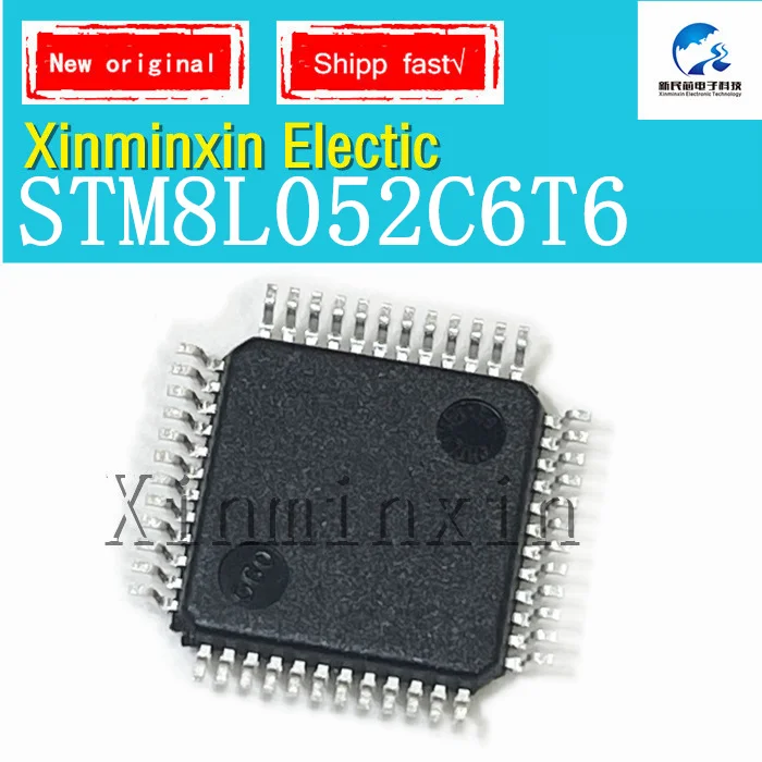 1-10PCS/LOT STM8L052C6T6  STM8L052 C6T6  48-QFP QFP   IC Chip New Original