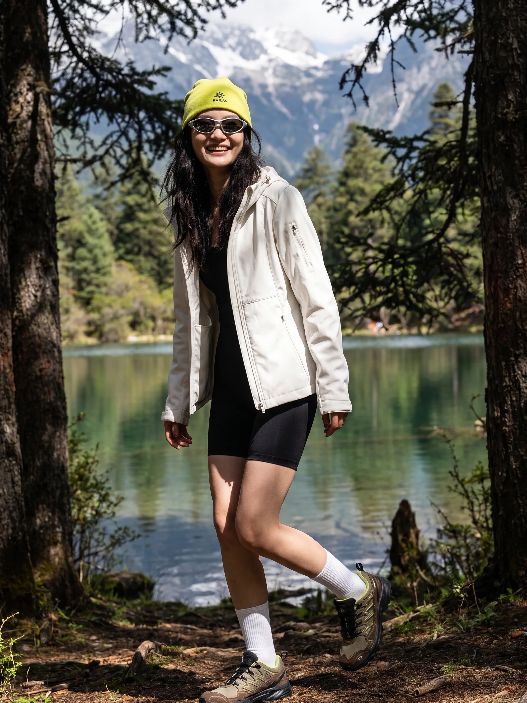 Women's Autumn Winter Fleece Lined Slim Fit Soft  Jacket Outdoor Windproof Waterproof Hiking Mountain Climbing Coat with...