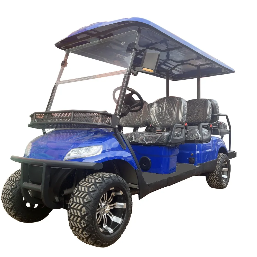 Hot Sale 2 4 6 Seats Golf Carts Buggy Golf Cars with Bag Holder Factory Cheap Price Electric Car Street Legal