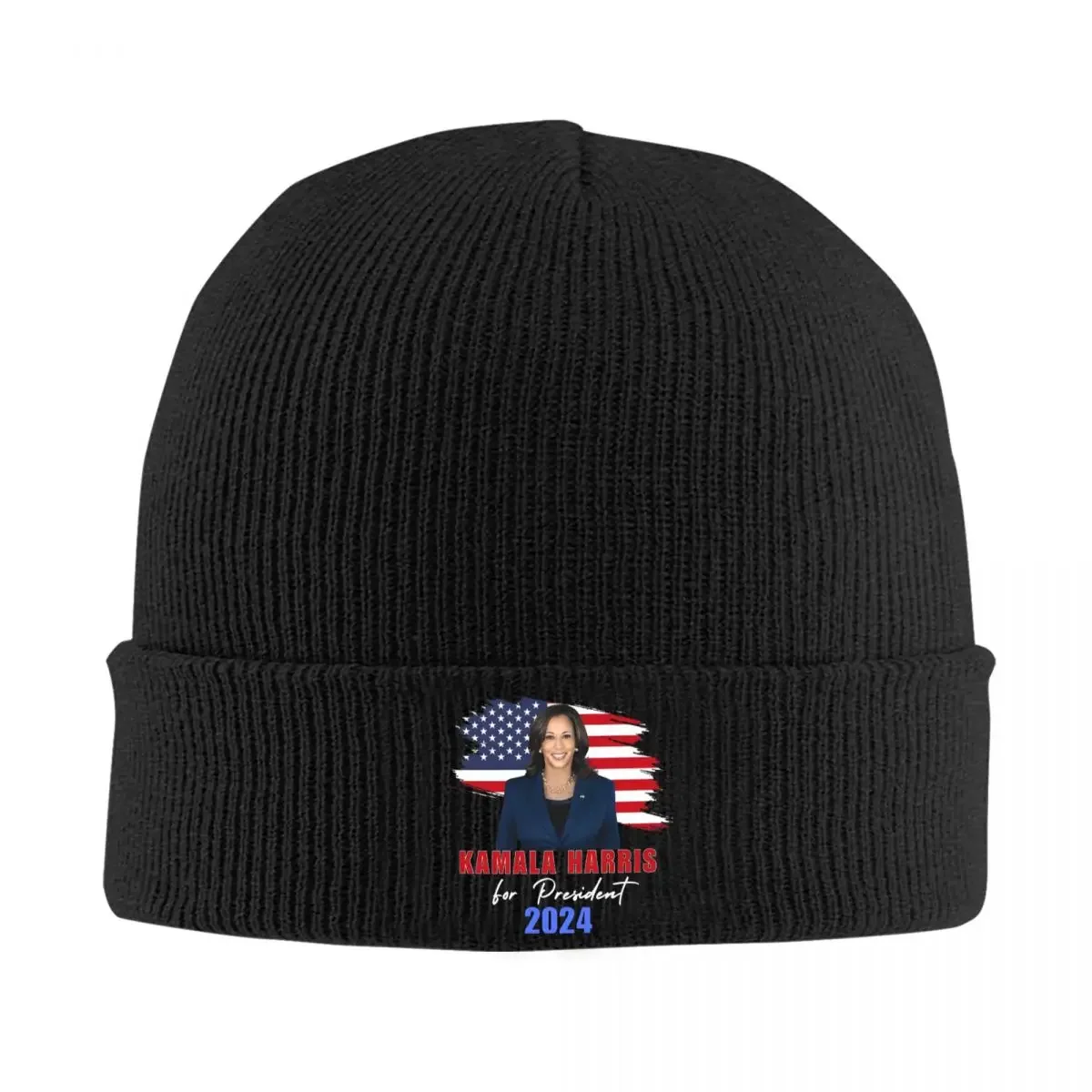 Kamala Harris For President 2024 Joe Biden Hat Autumn Winter Skullies Beanies Warm Caps Men Women Knitted Caps