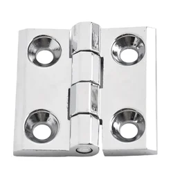 1PC Zinc Alloy Butt Hinges Cabinet Door Hinges Aluminium Box Backflap Shed Door Hinges Silver Furniture Hardware
