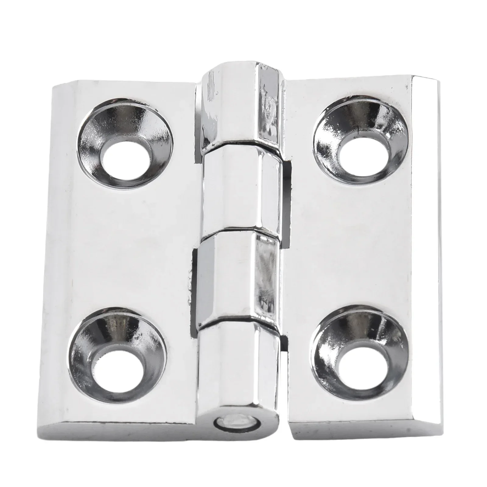 1PC Zinc Alloy Butt Hinges Cabinet Door Hinges Aluminium Box Backflap Shed Door Hinges Silver Furniture Hardware