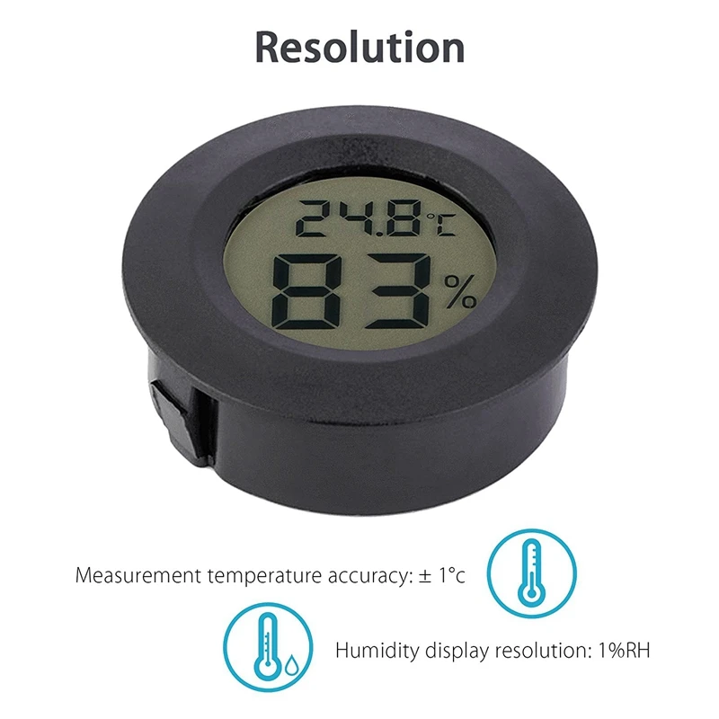 -50~ +70°C Mini LCD Digital Thermometer Hygrometer Fridge Freezer Tester Temperature Tester Sensor Humidity Meter Detector