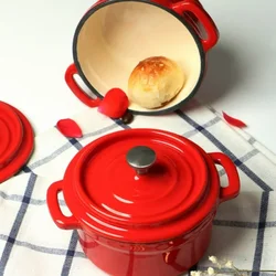 Mini Cast Iron Soup Pot, Baby Food Stew Pot, Household Kitchen Miniature Pot, Qianle Ou 10cm to 14cm Cooking Pot.