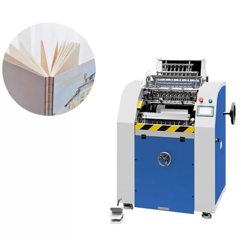 2025Semi Automatic Paper Book Sewing Machine Small Simple A4 Exercise Book Notebook Thread Threading Binding Machine Price For S