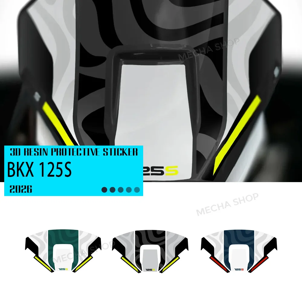

Motorcycle Accessories Front Sticker Motorcycle Accessories 3D Resin Decal Kit for Benelli BKX 125S 2026
