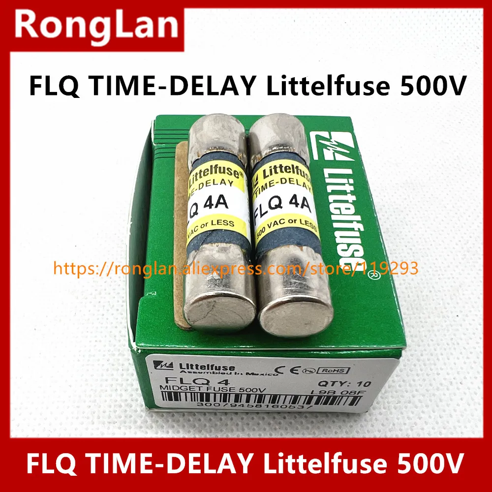 FLQ TIME-DELAY Littelfuse 1A 2A 3A 4A 5A 6A 6.25A 7A 8A 9A 10A 12A 14A 15A 20A 25A 30A 500V-10P