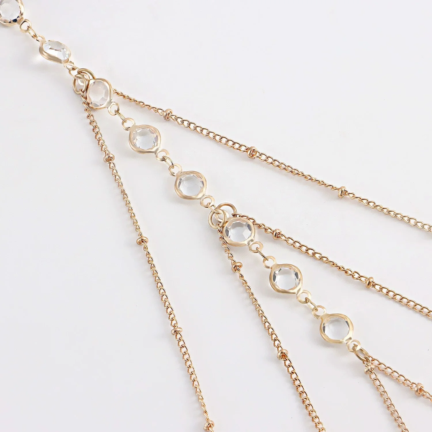 2025 New Women Bohemian Thigh Chain Simple Star Body Chains for Women Double-layer Metal Bodychain Fashion Thigh Jewelry Leg Cha