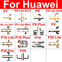 Power Volume Buttons Flex Cable For Huawei P7 P8 P9 P10 P20 Pro P10 P9 Plus P9 P8 Lite Mini 2016 2017 Side Keys Switch Flex Part