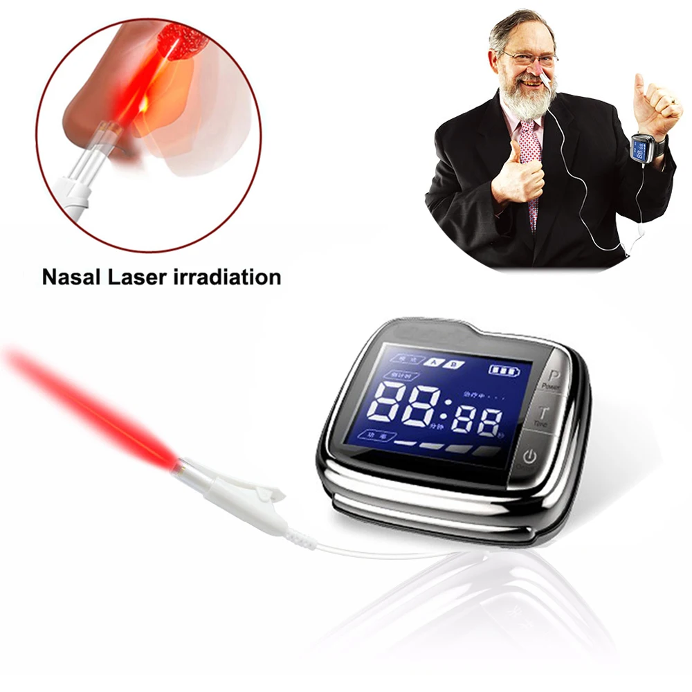 

Four Color Laser Watch Medical Equipment LLLT Wrist Dr. Laser Therapeutic Watch Low Laser Therapy Device Aids Hyperlipemia