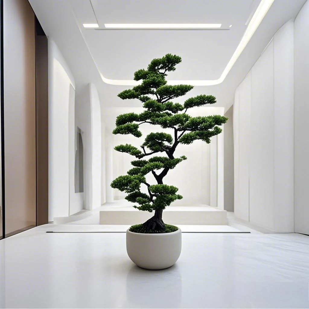 Künstlicher Zedernbaum Künstliche Pflanze für Innen und Außen Künstlicher Immergrüner Baum für Garten Landschaftsgestaltung Heimdekoration