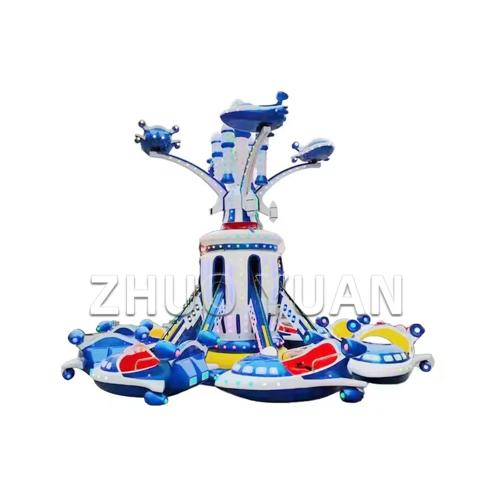 Popular Children playground indoor electric toy self control plane equipment helicopter facilities for kids