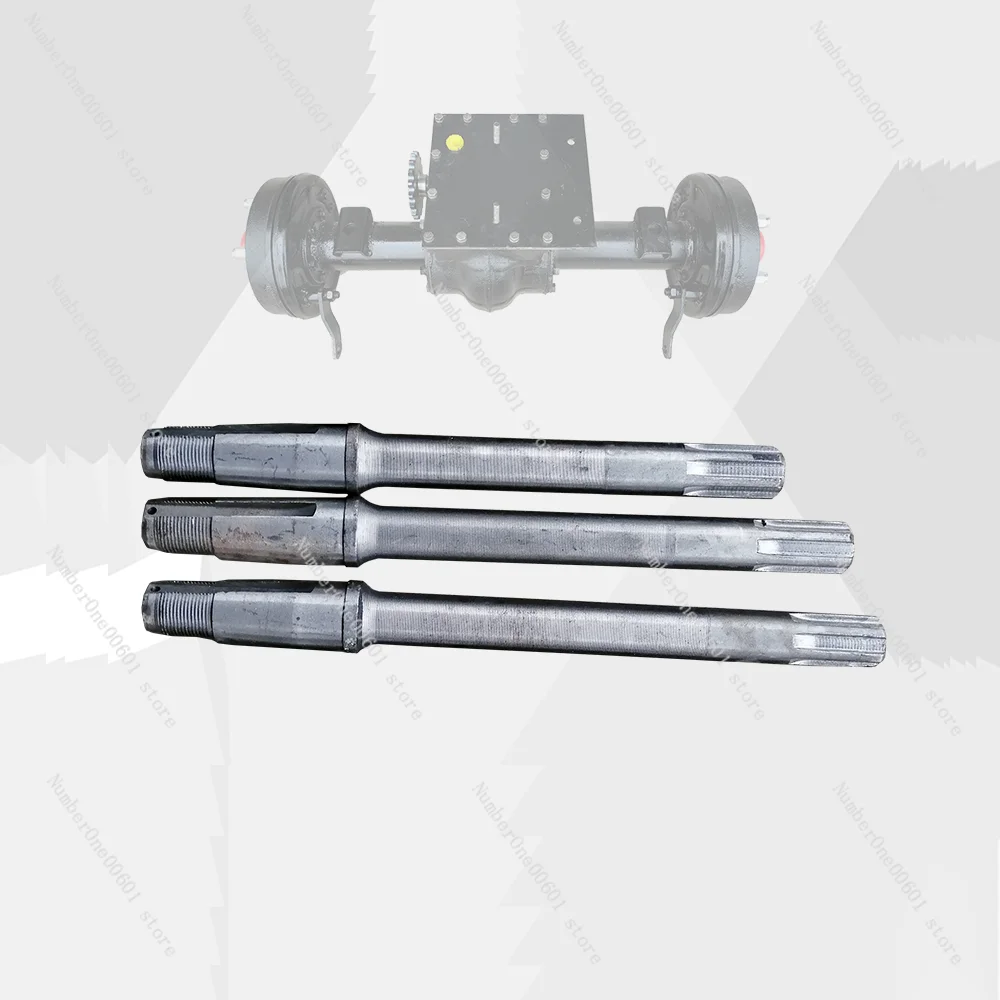 Construction Site Agricultural Sanitation Electric Tricycle Rear Axle Half Shaft, 6-slot Spline