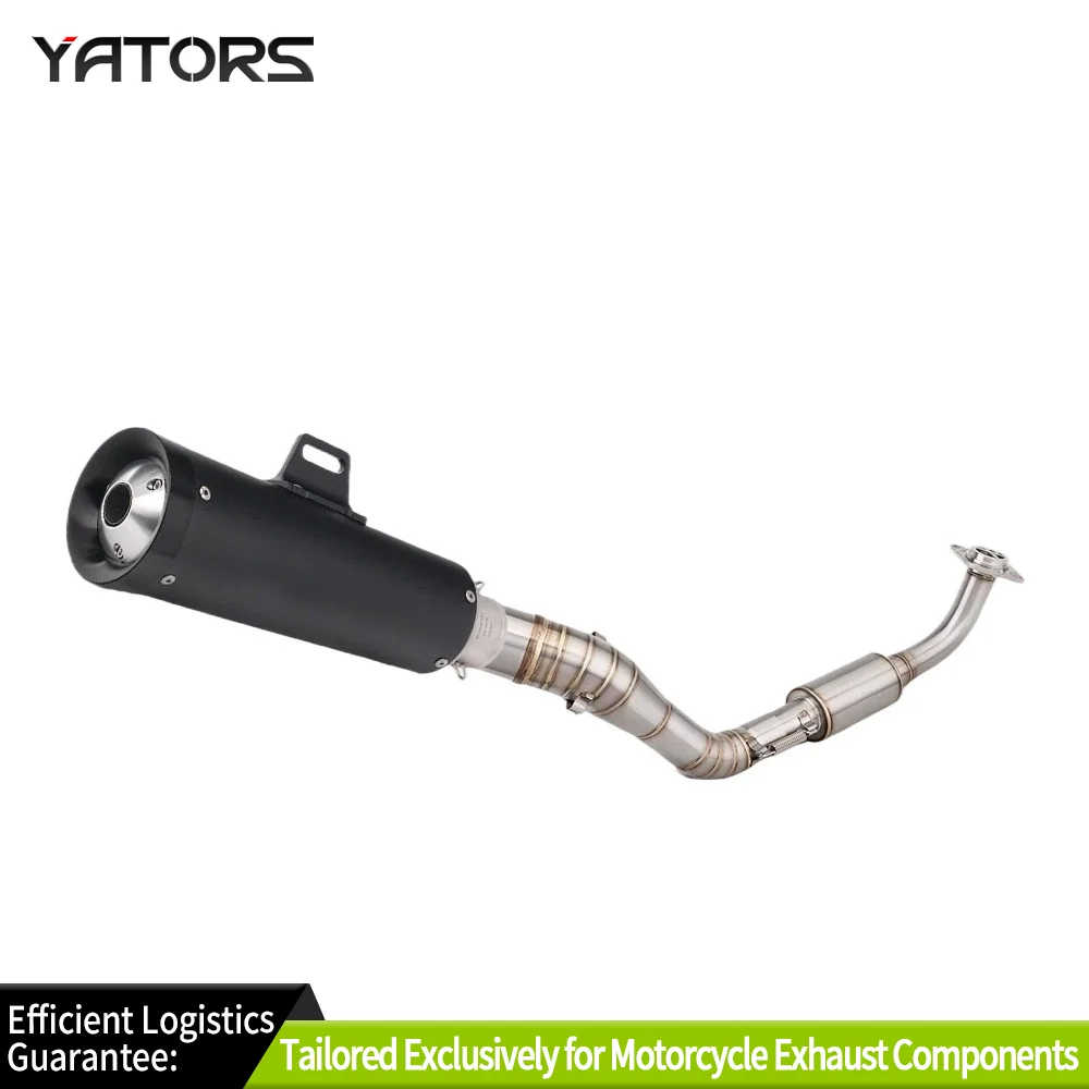 

For Yamaha NMAX125 NMAX155 Front Link Pipe Slip-on Exhaust Mufflers Full System Exhaust Systems Exhausts Pipes