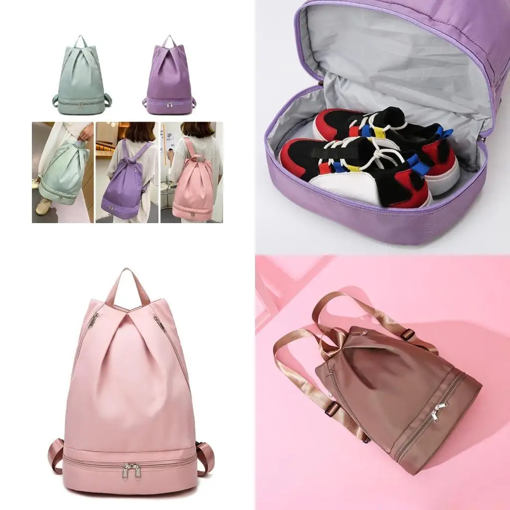 

X90D Large Capacity Sports Bag DryWet Swimming Backpack with Shoe Compartment Rucksack Lightweight Casual Daypack