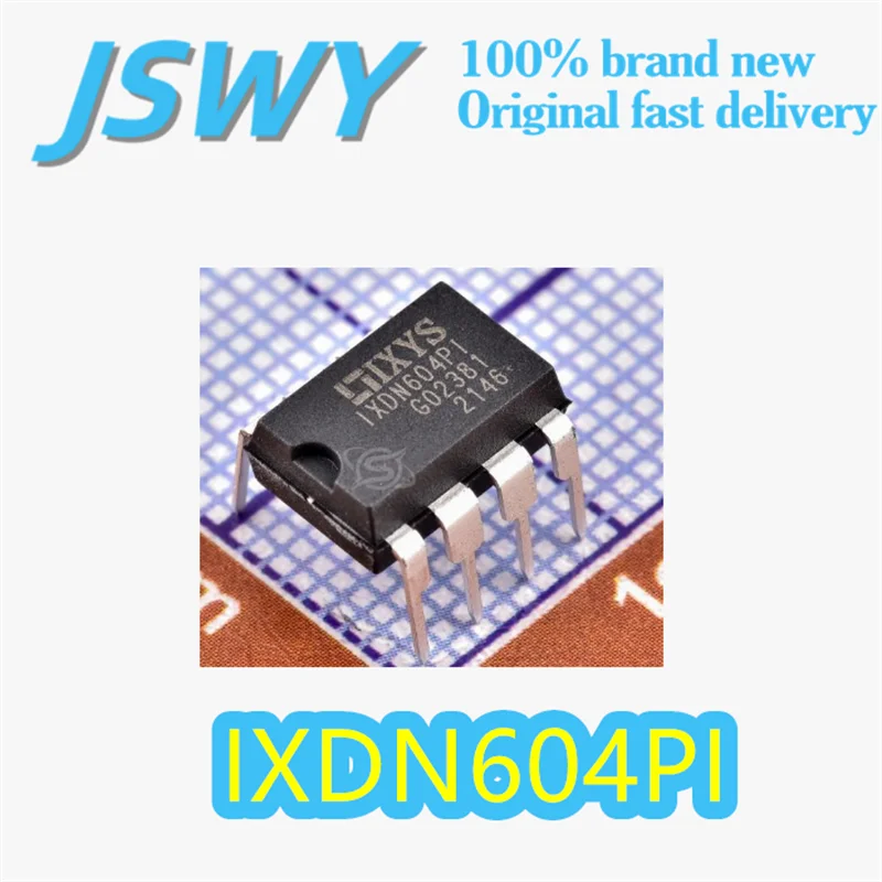 

(5/50 pieces) IXDN604PI Original IXDN604 Package 8-DIP Low-Side Gate Driver 4A Peak Current Electronics In Stock