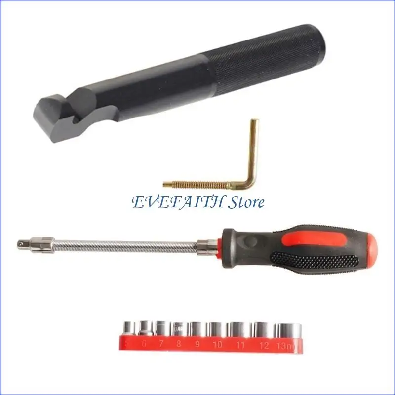 

124B Profession Efficient Ergonomic Tool for Easy Belt Changing Clutch Cover Removal
