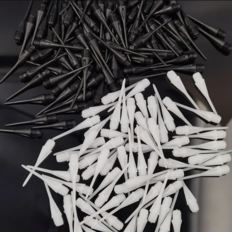 

50PCS Plastic Tips 4BA Thread Soft Tips Replacement Plastic Tip Soft Tip Accessories Easy to Use Dart Accessories